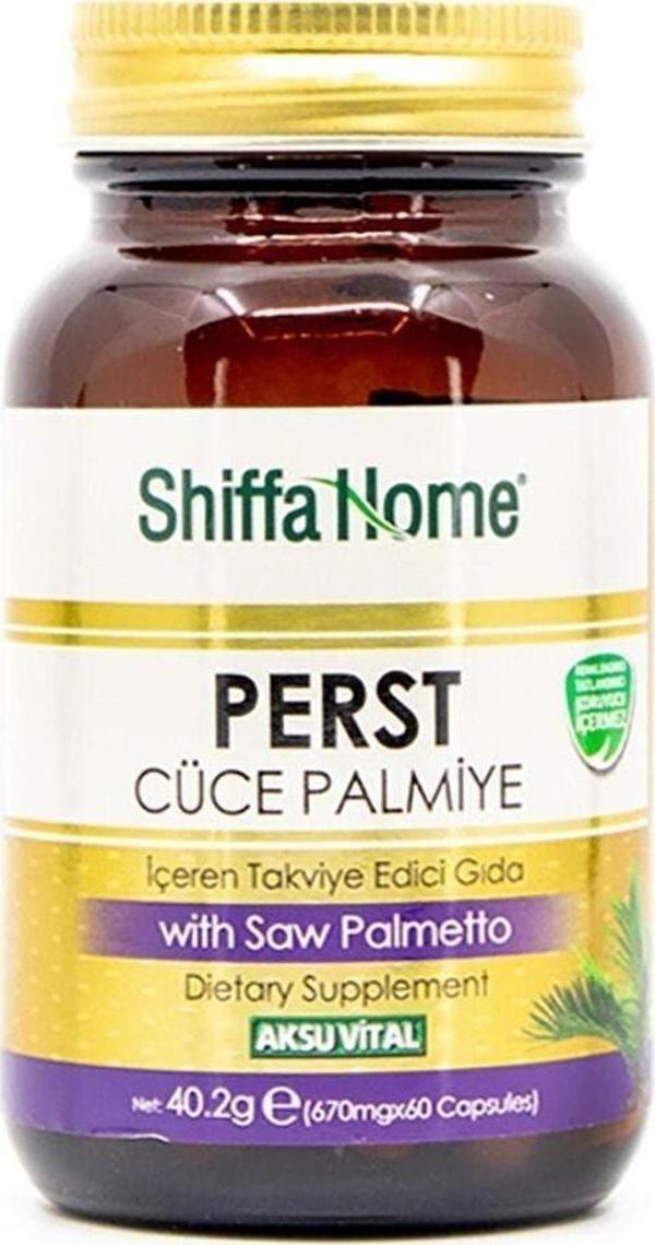 Perst Cüce Palmiye Saw Palmetto 670mg 60 Kapsül Aksu Vital - Image 1