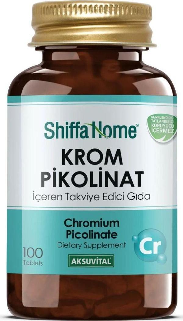 Krom Pikolinat Diyet Takviyesi 100 Tablet - Image 1