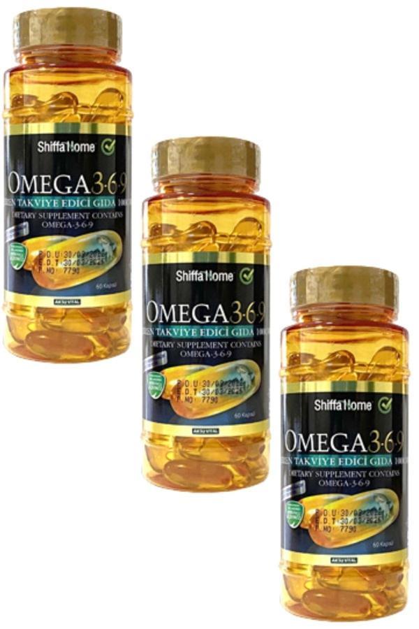 Omega 3-6-9 Balık Yağı Trigliserit Form 1000mg 60 Softgel X 3 Adet - Image 1