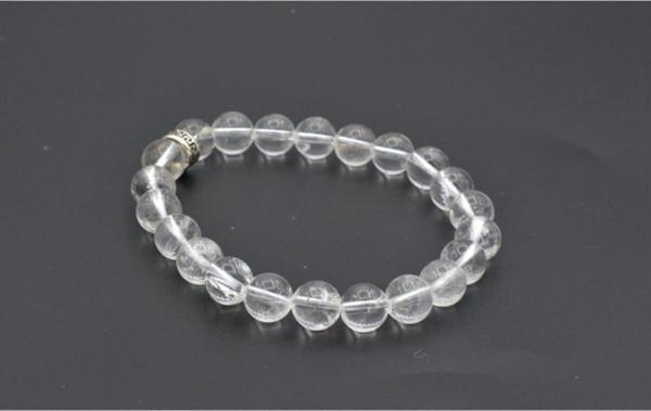 Hakiki Doğal Kristal Kuvars Bileklik 1.kalite 002 - Image 1