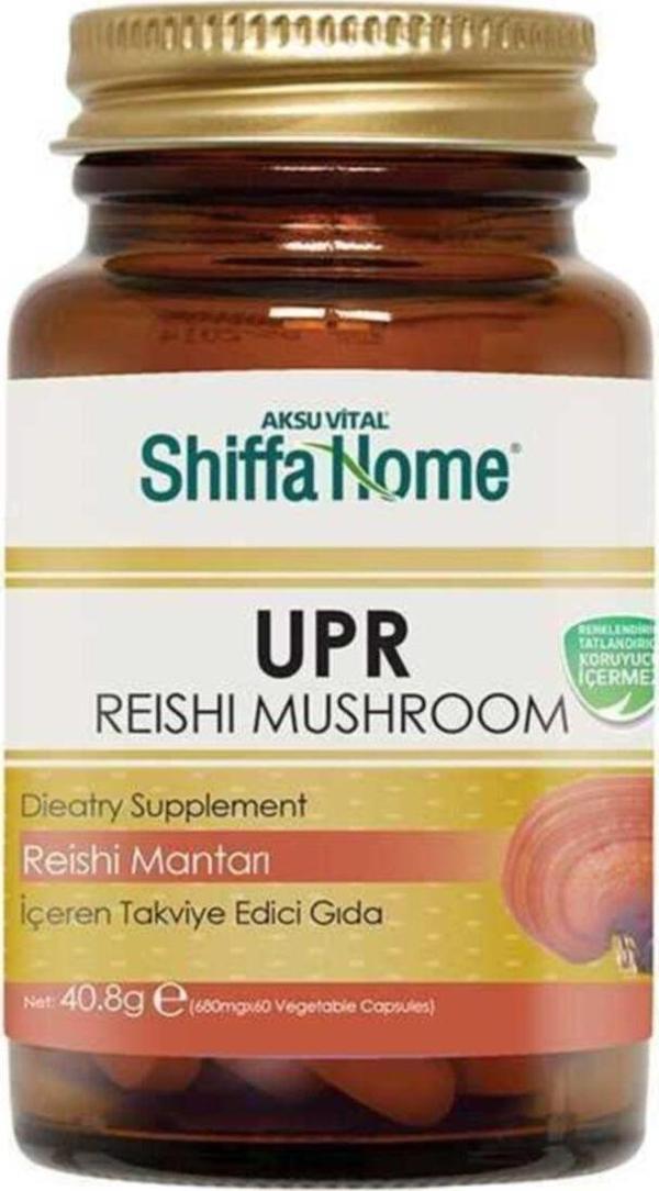 Aksu Vital  Upr Reishi Mantarı Isırgan Otu Propolis Kapsül 680 Mgr 60 Kapsül - Image 1