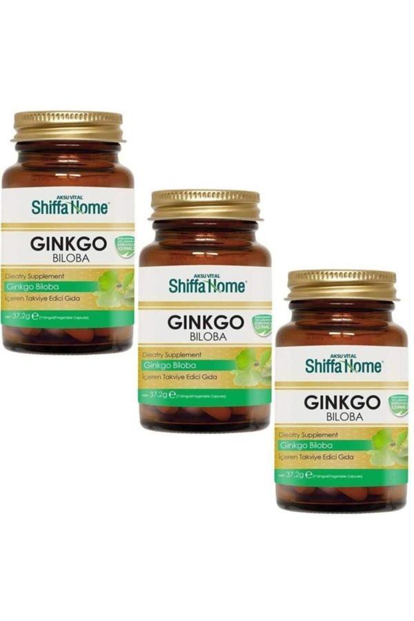 3 Adet Aksu Vital Ginkgo Biloba Ginko Biloba 60 Kapsül X 3 X 620 Mg - Image 1