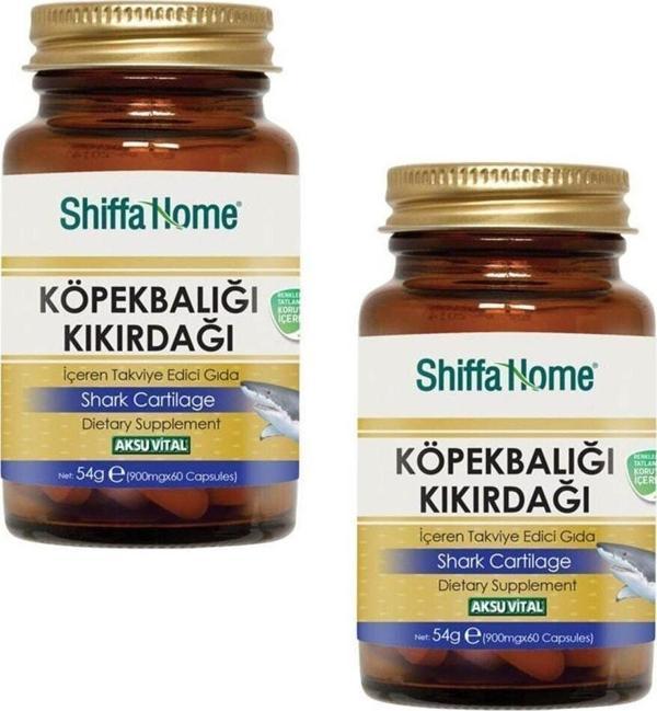 (AKSUVİTAL) Köpekbalığı Kıkırdağı 900mg 60 Kap X 2 Ad - Image 1