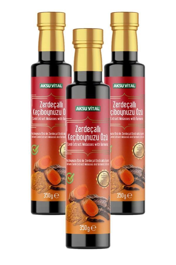 3 Kutu Zerdeçallı Keçiboynuzu Özü 350 Gr.x3 Keçi Boynuzu Özü - Image 1