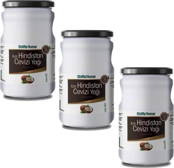 Katı Hindistan Cevizi Yağı 330 Ml X 3 Adet %100 Orjinal Sağ Salim Şifa Market - Image 1