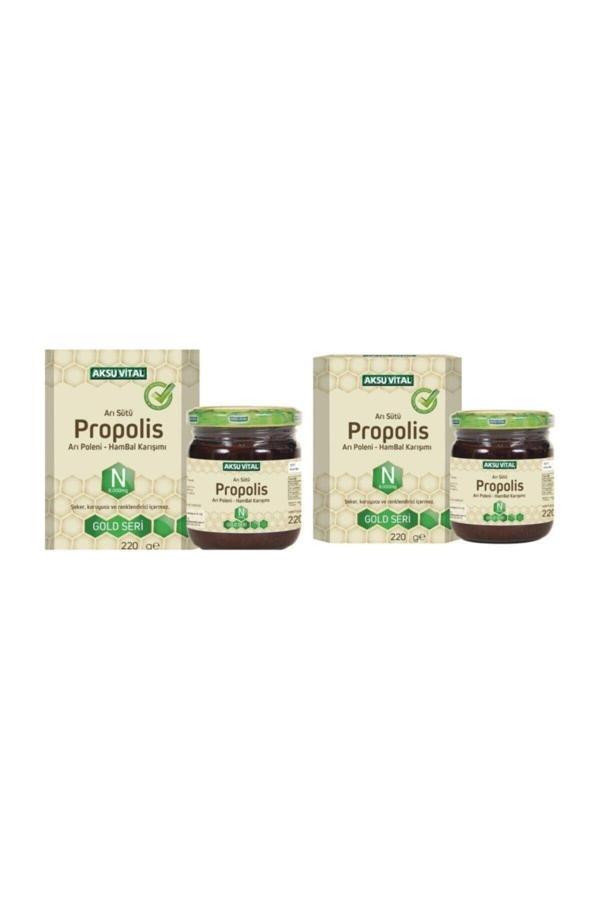 Propolisli Arı Sütü Bal Polen Karışımı (n) 8.000 Mg 2 Adet - Image 1