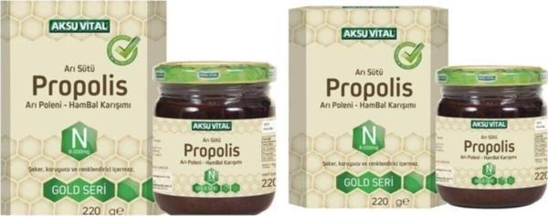 Propolisli Arı Sütü Bal Polen Karışımı (n) 8.000 Mg 2 Adet - Image 1
