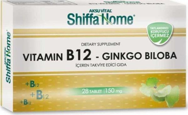 Vitamin B12-gingko Biloba 28 Tablet Bitki Diyarı Mağazasında - Image 1