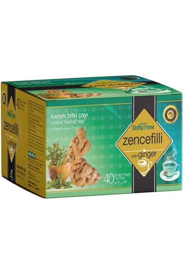 Zencefilli (ginger) Karışık Bitki Çayı 40 Adet Süzen Poşet - Image 1