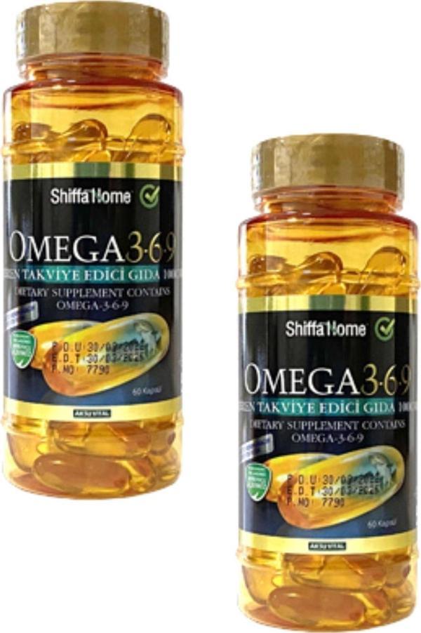 Omega 3-6-9 Balık Yağı Trigliserit Form 1000mg 60 Softgel X 2 Adet - Image 1