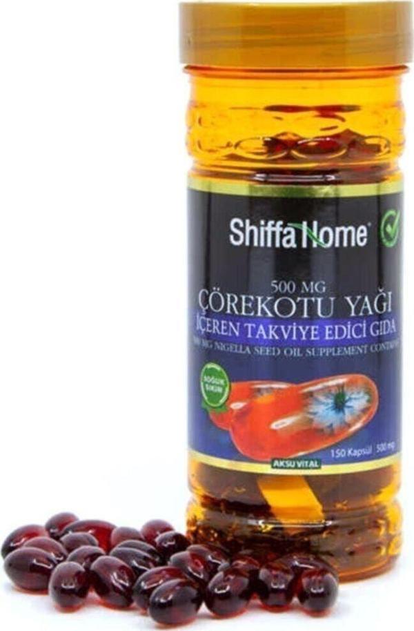Shiffa Home Çörekotu Yağı Kapsül Çörek Otu 150 X 500 Mg - Image 1
