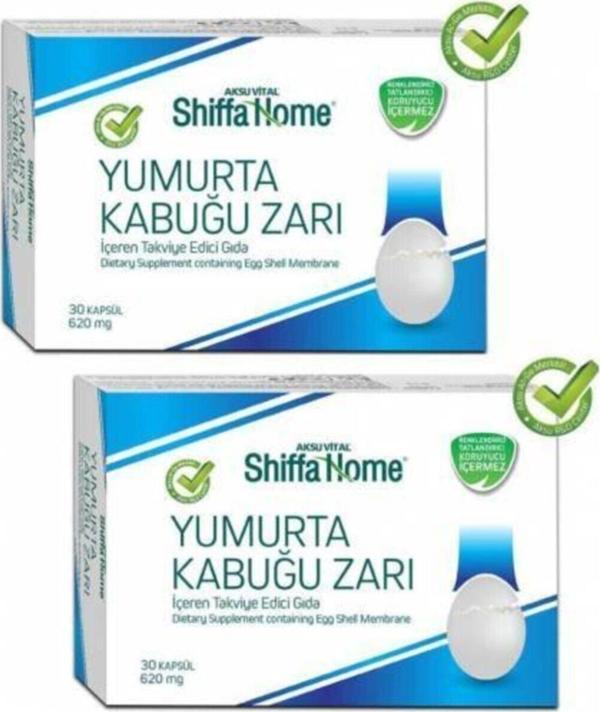 2 Kutu Yumurta Kabuğu Zarı Kapsül Aksu Vital Egg Shell Membrane - Image 1