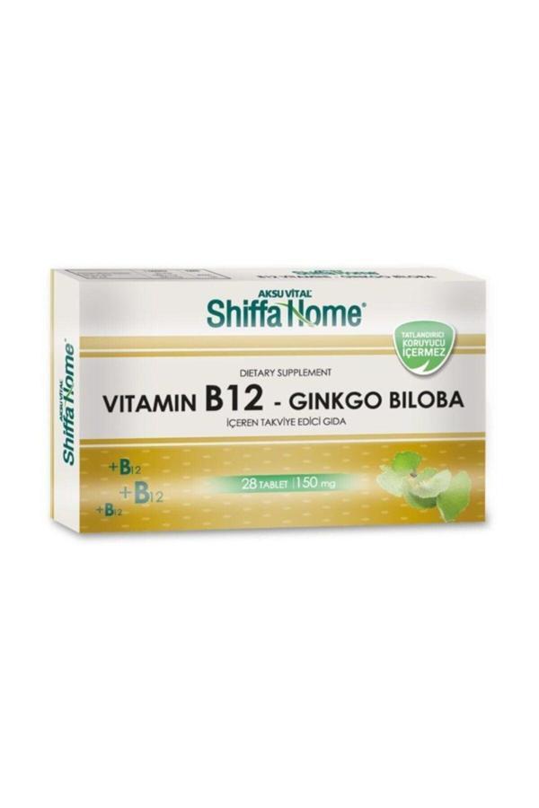 Aksu Vital Vitamin B12 Ginko Biloba Tablet 150 mg 28 Tablet - Image 1