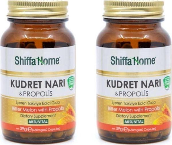 Kudret Narı Propolisli Kapsül 60 Adet x 2 Adet - Image 1