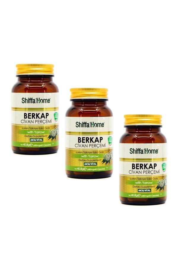 (AKSUVİTAL) Berkap Civan Perç. 680 Mg 60 Kap X 3 Adet - Image 1