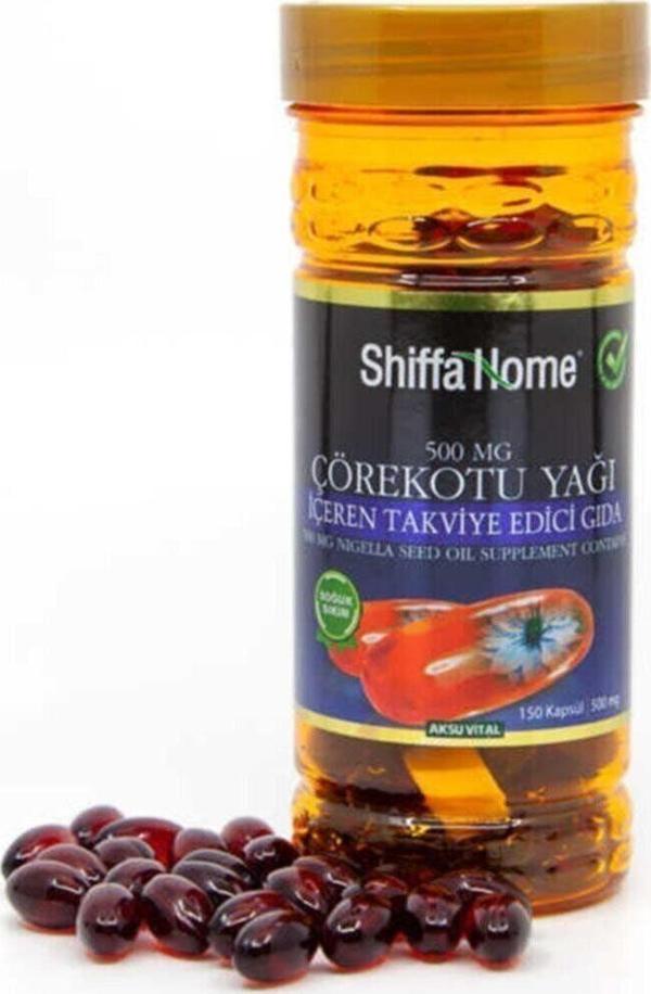 Çörekotu Yağı 150 Kapsül 500mg Softjel Çörek Otu Yağı Kapsül - Image 1