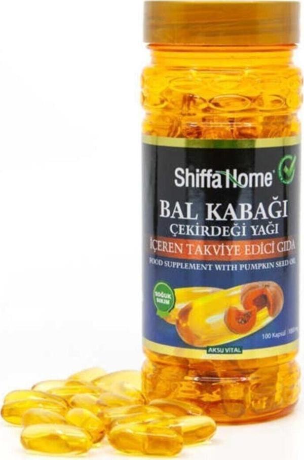 Bal Kabağı Çekirdeği Yağı 100 Kapsül 100 mg - Image 1