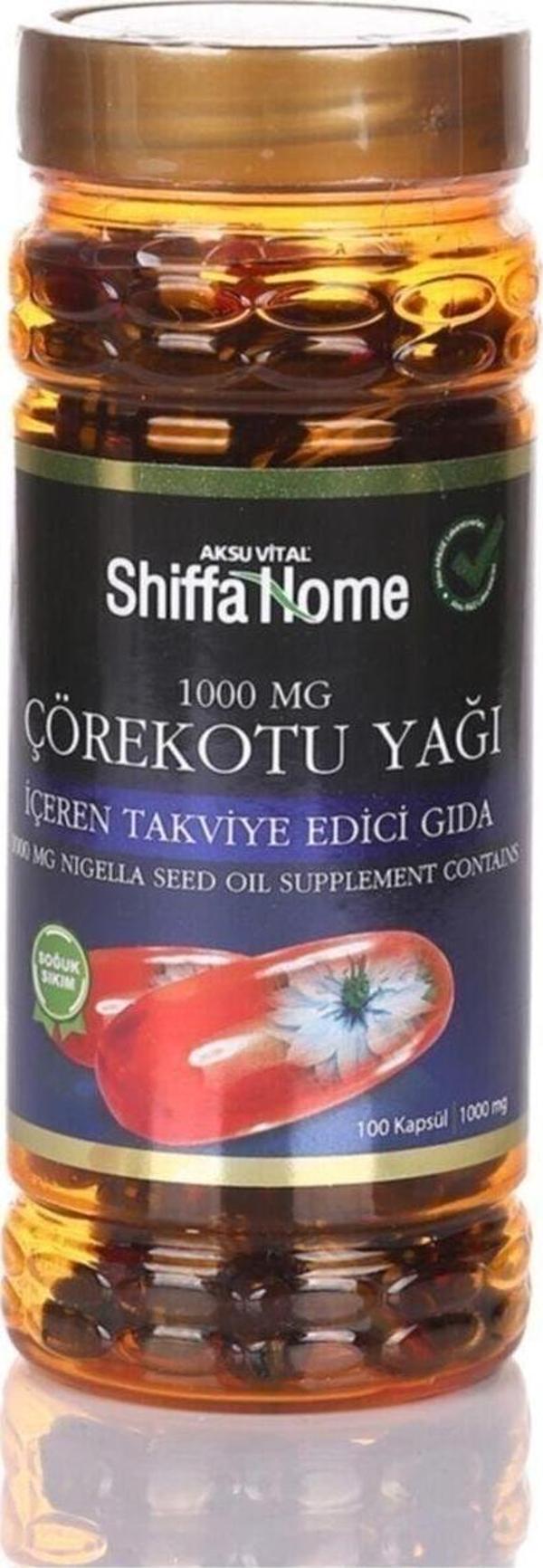 Çörekotu Yağı Kapsülü 1000mg 100 Kapsül - Image 1