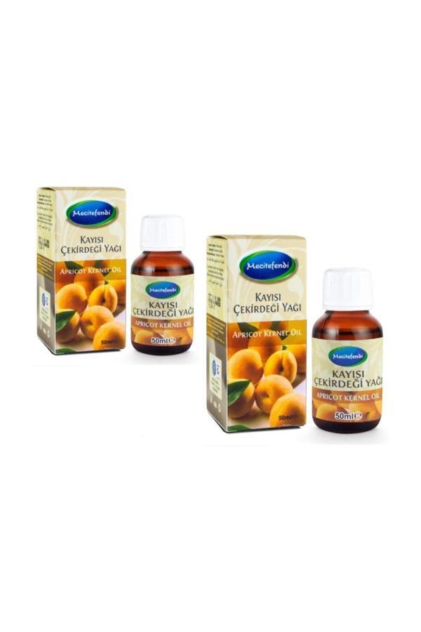 2 Adet Mecitefendi Kayısı Çekirdeği Yağı 2x50 ml - Image 1