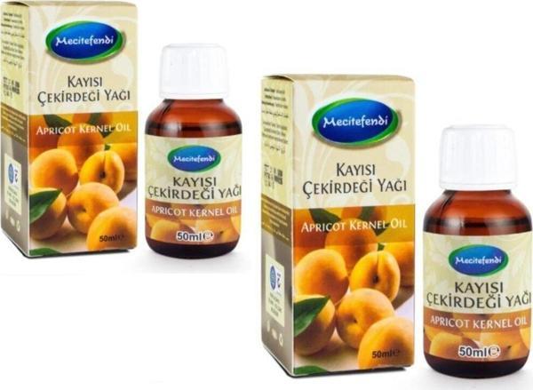 2 Adet Mecitefendi Kayısı Çekirdeği Yağı 2x50 ml - Image 1