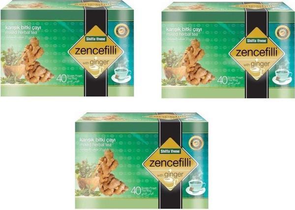 Zencefilli Karışık Bitki Çayı 40 Adet 3 ADET - Image 1
