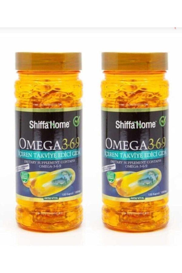 Omega 3-6-9 Balık Yağı 100 Softgel 1000mg 2'li Set - Image 1