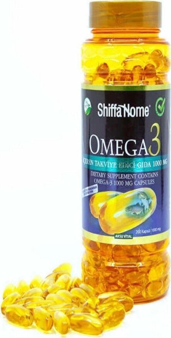 Omega-3 Balık Yağı Epa Dha 1000 Mg 200 Softjel Aksuvital - Image 1
