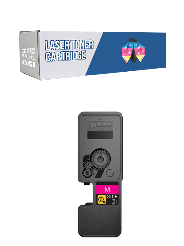 Safir Toner Kyocera ECOSYS M5521cdw TK-5220 1.200 Syf Kırmızı Muadil Toner - Image 1