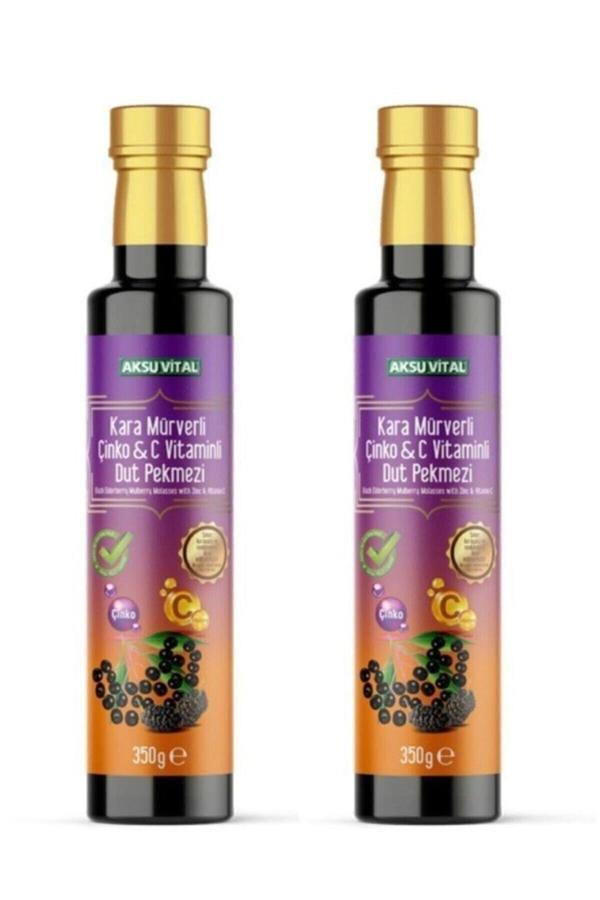 Kara Mürverli Çinko & C Vitaminli Dut Pekmezi 350 Gr X 2 Adet - Image 1