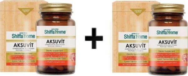 2 Kutu Aksu Vital Aksuvit Ginseng Arı Sütü Polen Propolis C Vitamini Tablet Aksu Vit - Image 1