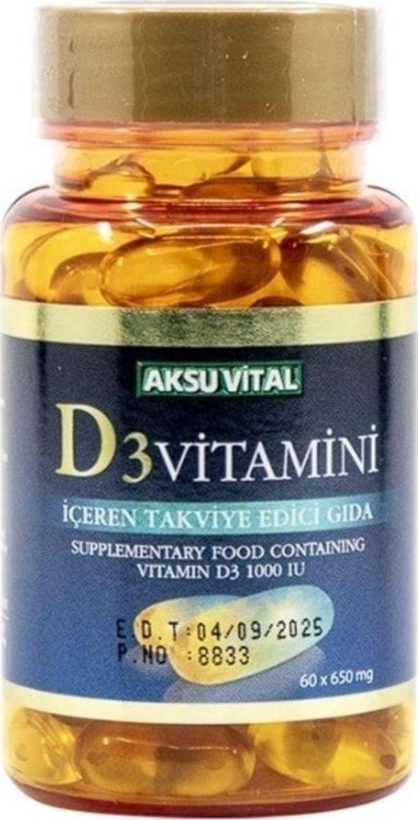 Vitamin D3 60 Softjel - Image 1