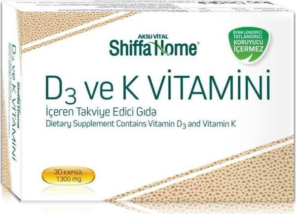 D3 Ve K Vitamini - 30 Kapsül - Image 1