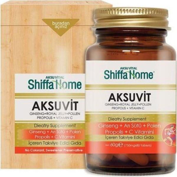 Aksuvit Ginseng 750 Mg 80 Tablet - Image 1