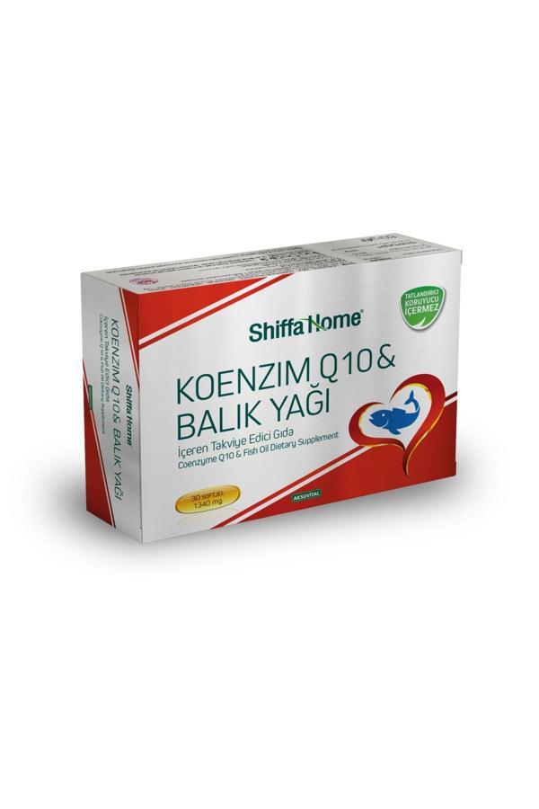 Koenzım Q10 Balık Yağı Omega3 30 Kapsül Softjel Gıda Takviyesi - Image 1
