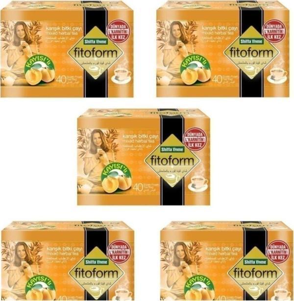 5 Kutu Fitoform Kayısılı Çay L-karnitin'li 40 Süzen - Image 1