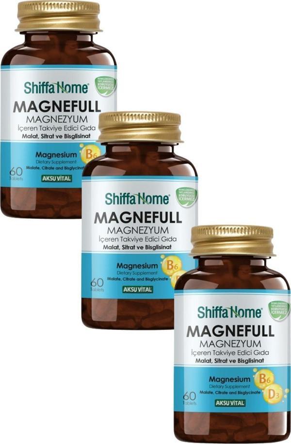 Magnefull Magnezyum Malat Sitrat Bisglisinat 60 Tablet X 3 Adet - Image 1