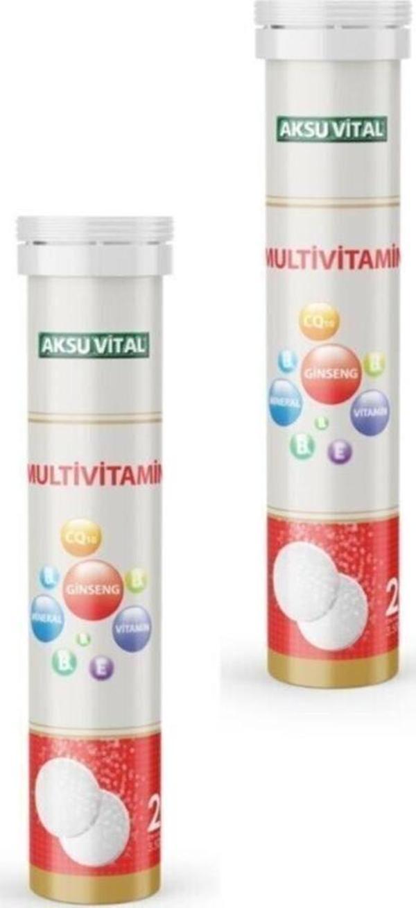 Multivitamin Efervesan 20 Tablet X 2 Adet - Image 1