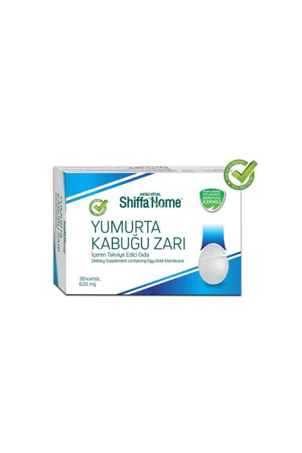 Doğal Bitkisel Yumurta Kabuğu Zarı 620 mg. 30 Kapsül Aksu Vital - Image 1