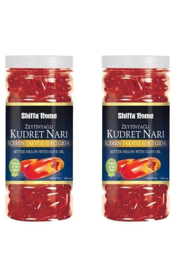 Zeytin yağlı kudret narı SOFTJEL 100 kapsül x 2 ADET - Image 1
