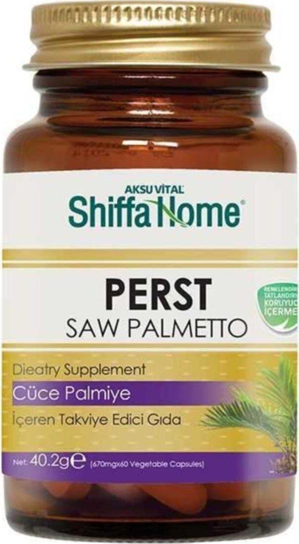 Perst Saw Palmetto Kapsül Prs 670 mg x 60 cüce Palmiye Kapsül - Image 1