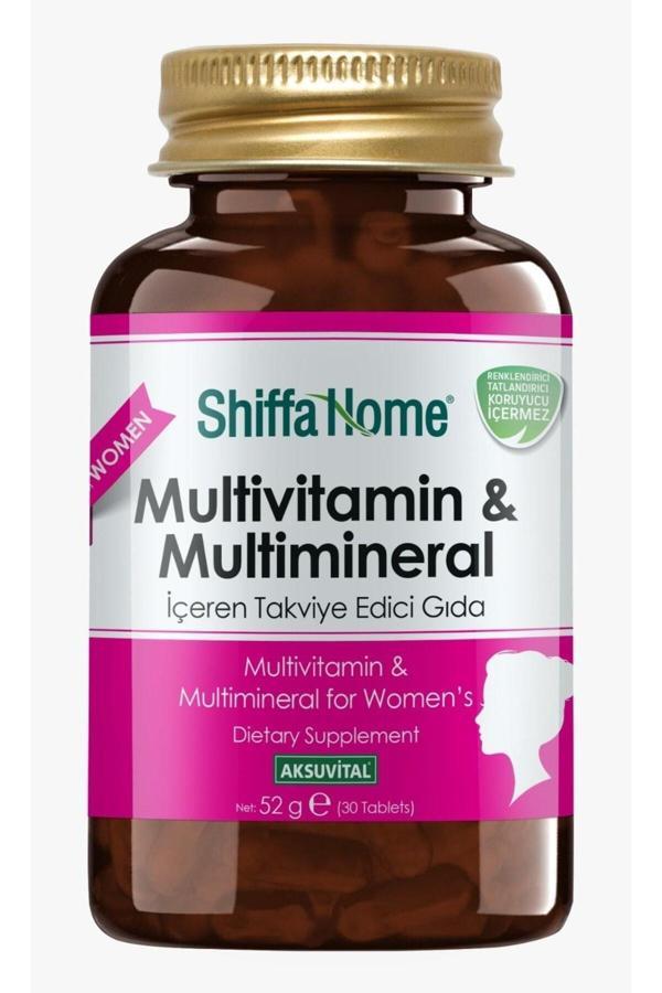 MULTİVİTAMİN & MULTİMİNERAL - KADIN - 1760 MG X 30 TABLET - Image 1