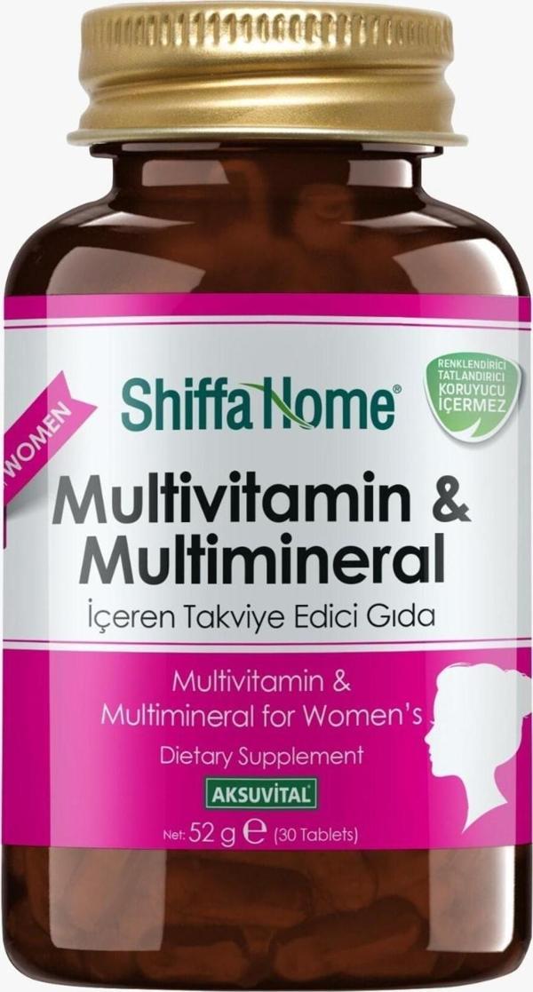 MULTİVİTAMİN & MULTİMİNERAL - KADIN - 1760 MG X 30 TABLET - Image 1