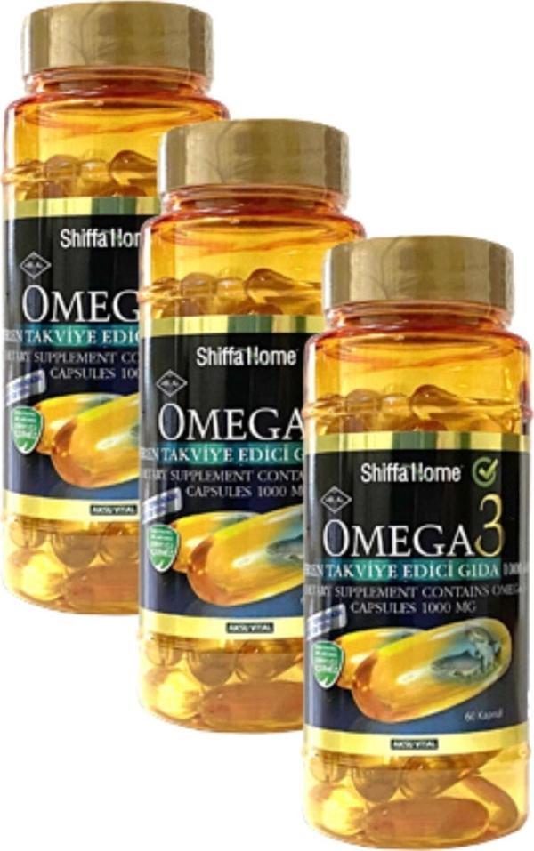 Omega 3 Balık Yağı Trigliserit Form 1000mg 60 Softgel X 3 Adet - Image 1