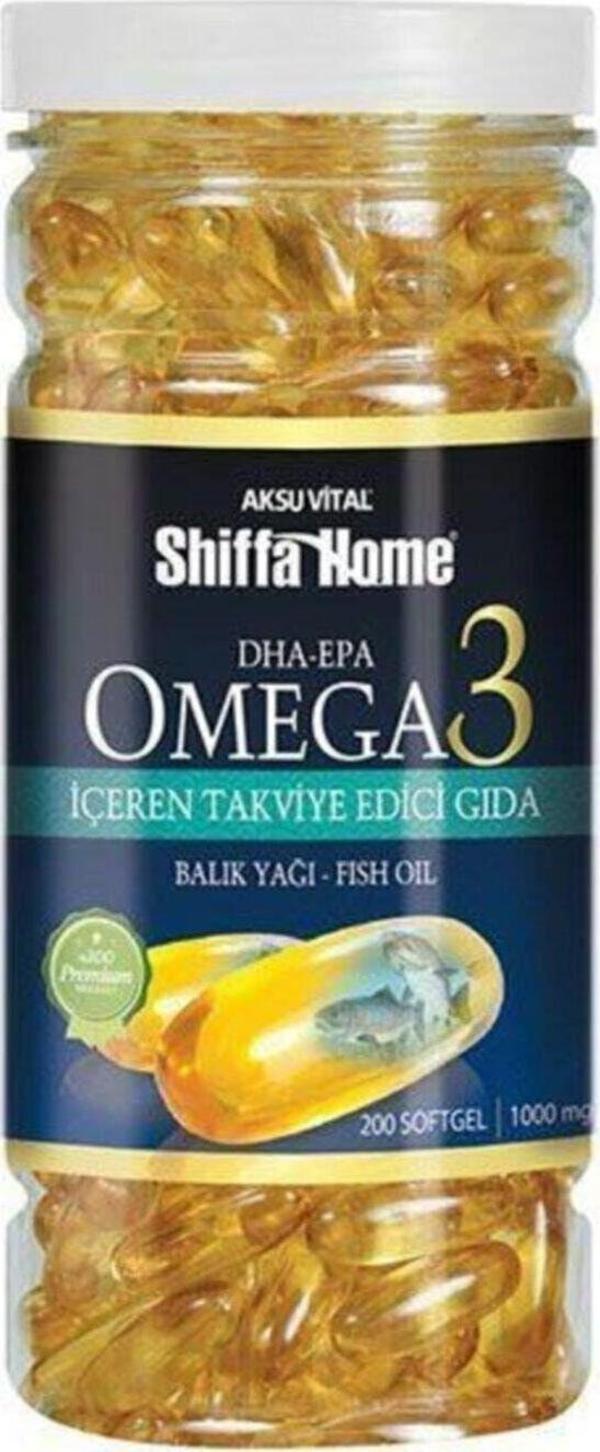 Omega 3 Balık Yağı Dha Epa Soft 1000 Mg 200 Softjel Kapsül - Image 1