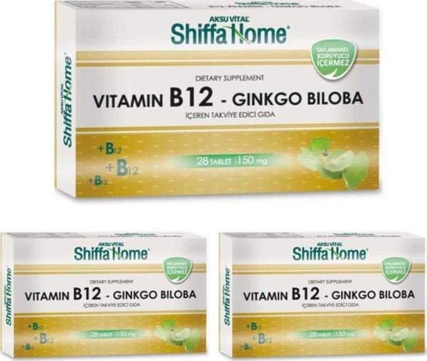 Vitamin B12-gingko Biloba Tablet X 3 Adet - Image 1