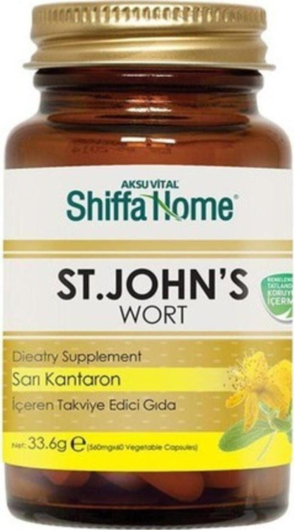 Shiffa Home Sarı Kantaron Kapsül (60ad * 560mg) - Image 1