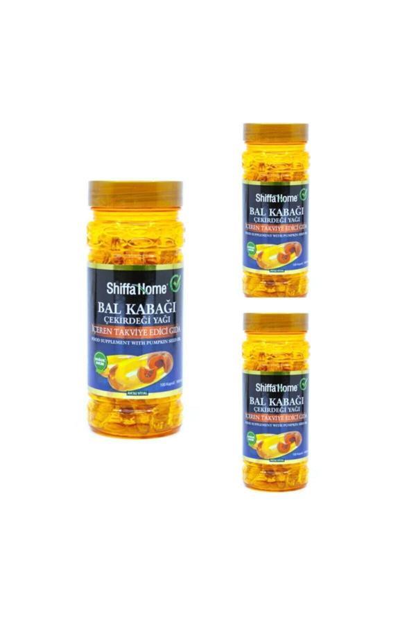 Shiffa Home Bal Kabağı Çekirdeği Yağı Softjel X 3 Adet - Image 1