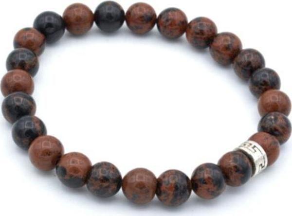 Hakiki Doğal Mahogany Obsidyen Bileklik 1.kalite Doğal Taş 004 - Image 1