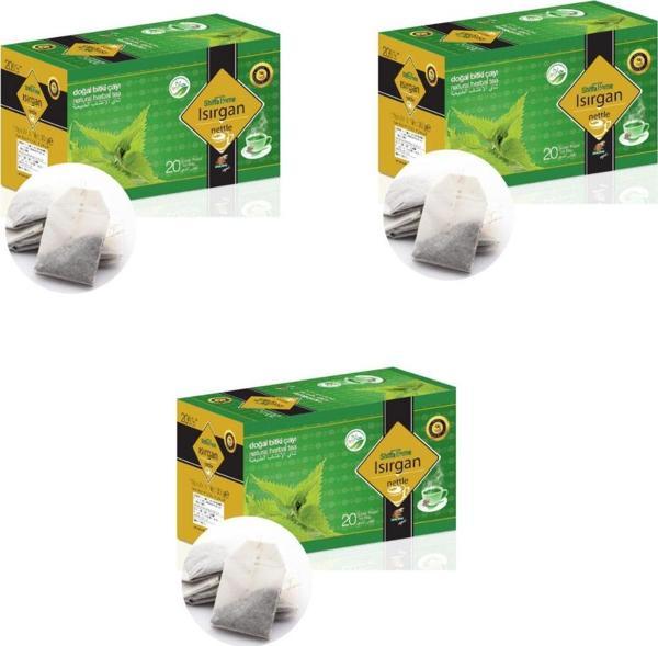 Isırgan (Nettle) Bitki Çayı 20 Adet Süzen Poşet 3 Adet - Image 1