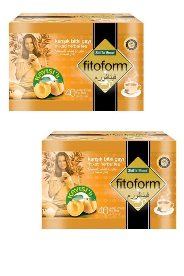 Fitoform Kayısılı Karışık Bitki Süzen Poşet Çay 2'li 40 X 2 G - Image 1